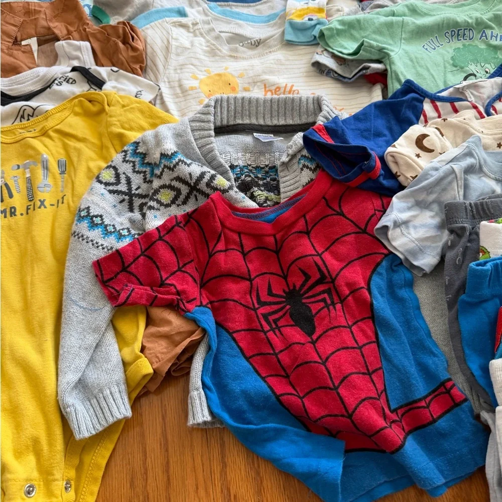 Mixed lot of baby boy clothes Colorful Baby Clothing Bundle 18 months m - Picture 8 of 9